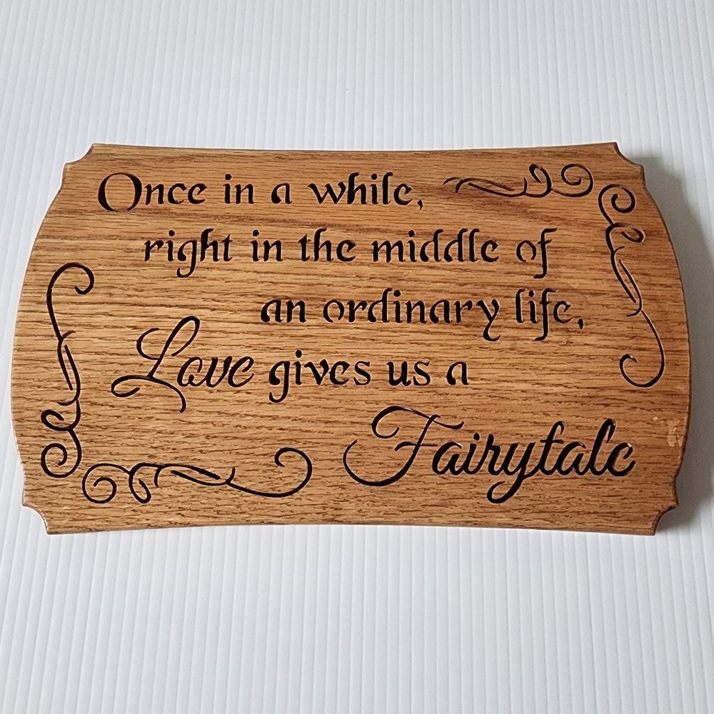 EUC Handmade Wooden Sign
